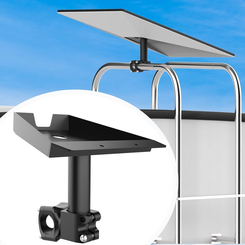 BUJ Starlink Gen 3 RV Ladder Mount & Roof Rack Mount - Load-Bearing 200lbs, Adjustable Installation Range 0.8-1.17” for Poles, Roofs, SUVs, and Outdoor Use - Image 1